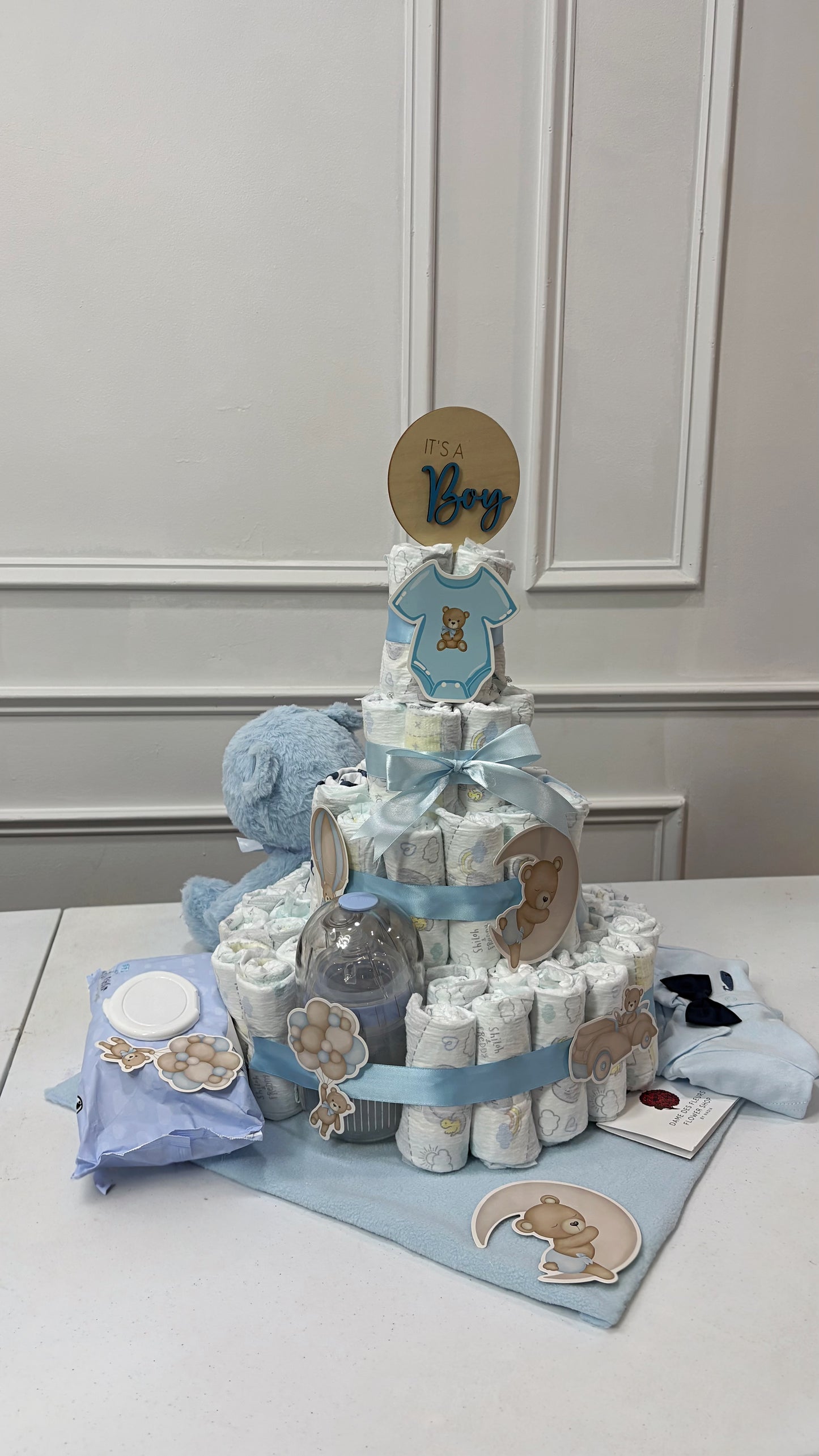 DIAPER CAKE (Diapers Included)