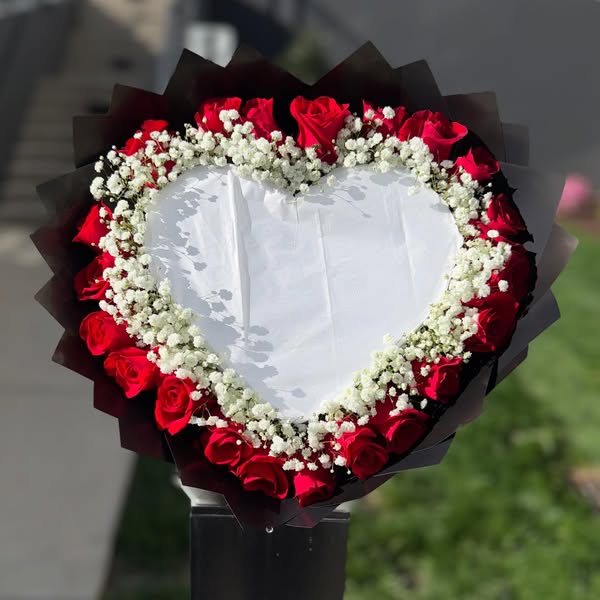 Burn Heart with Message