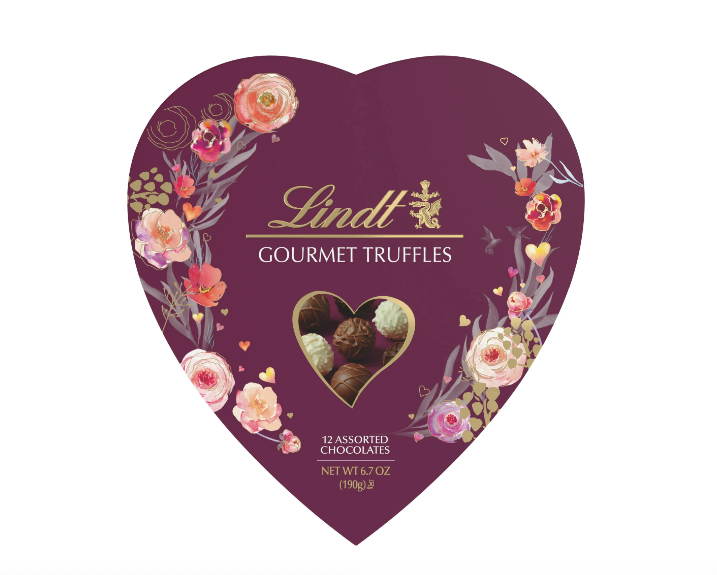 3 Heart Balloons + Chocolate Box
