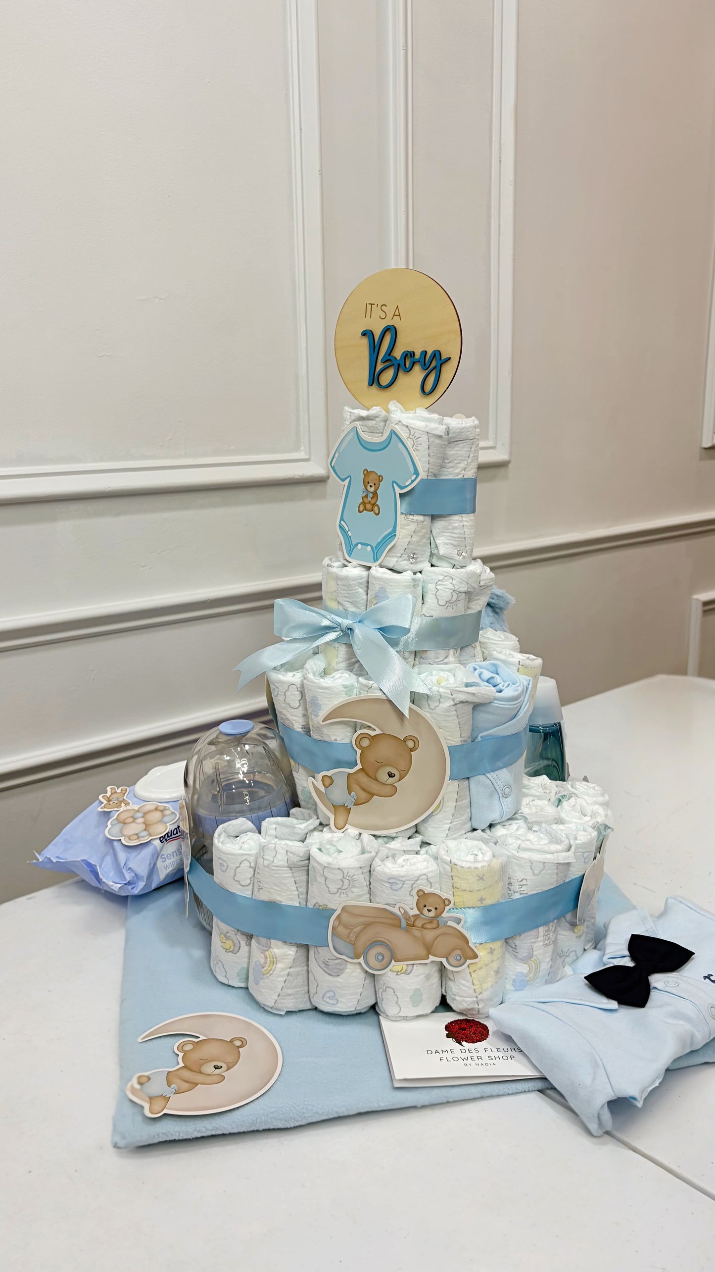 DIAPER CAKE (Diapers Included)