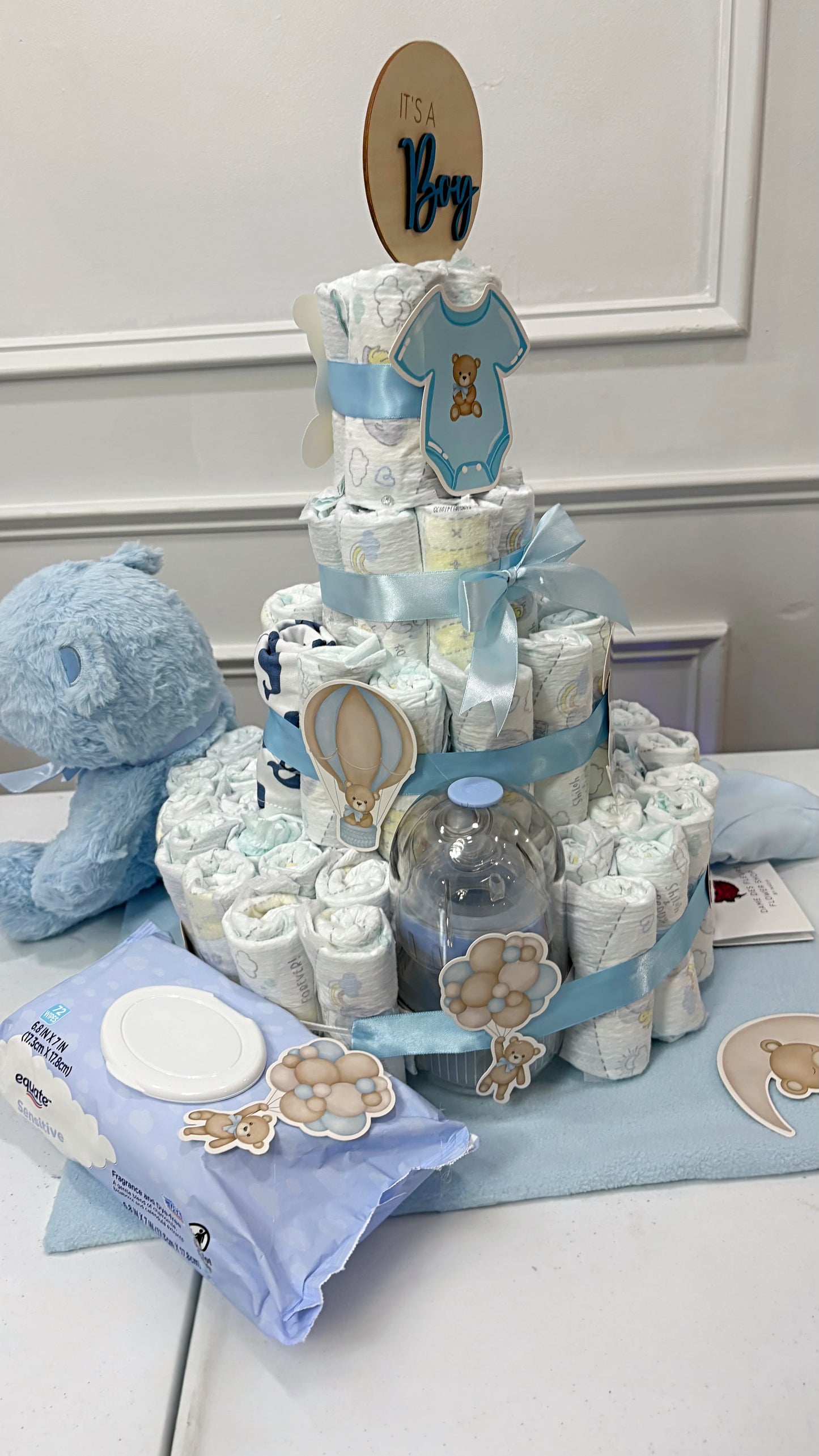 DIAPER CAKE (Diapers Included)