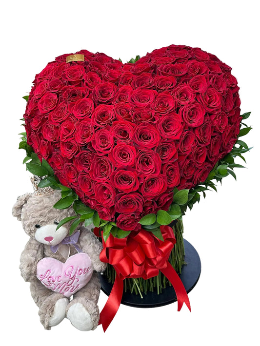 Standing Heart Arrangement